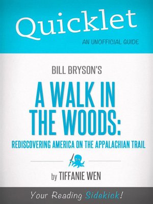 cover image of Quicklet on Bill Bryson's a Walk in the Woods